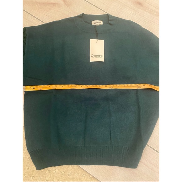 NEW -LUKE CONTRAST CABLE KNIT SWEATER - HUNTER GREEN - Picture 11 of 11
